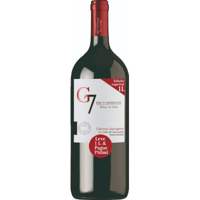 Vinho Chileno G7 Cabernet sauvignon 1L